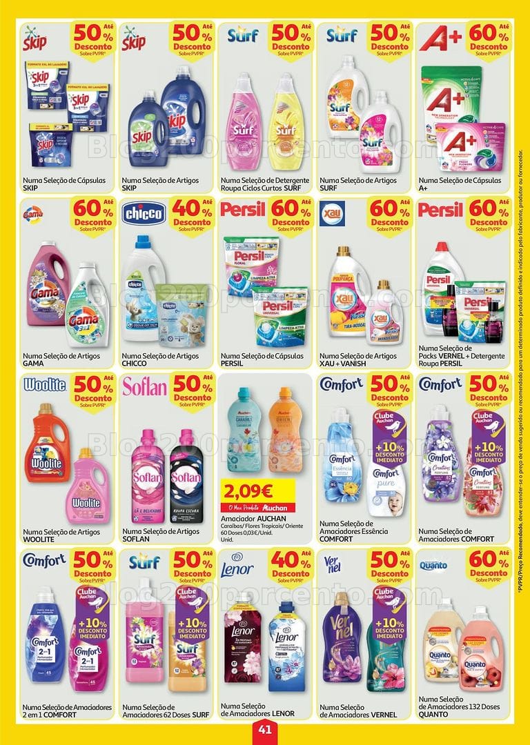 Antevisão Folheto AUCHAN Super Poupança Promoções de 30 julho a 5 agosto